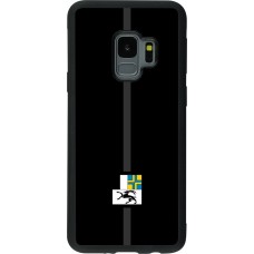 Coque Samsung Galaxy S9 - Silicone rigide noir Canton GR noir