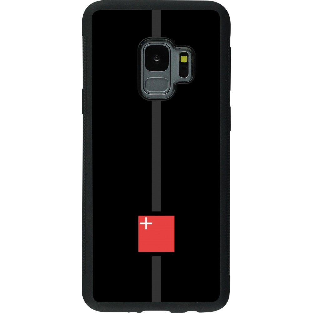 Coque Samsung Galaxy S9 - Silicone rigide noir Canton SZ noir