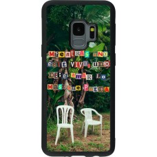 Coque Samsung Galaxy S9 - Silicone rigide noir Chairs DTMF
