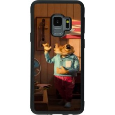 Coque Samsung Galaxy S9 - Silicone rigide noir Dancing frog DTMF