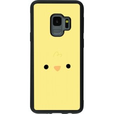 Samsung Galaxy S9 Case Hülle - Silikon schwarz Easter 2026 Little chicken