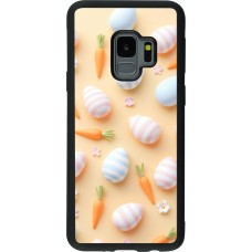 Coque Samsung Galaxy S9 - Silicone rigide noir Easter 2026 Pattern Easter