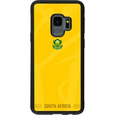 Coque Samsung Galaxy S9 - Silicone rigide noir Maillot de football Afrique du Sud 2026 personnalisable