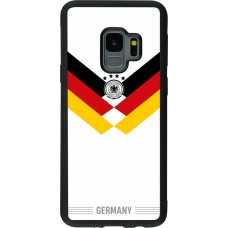 Coque Samsung Galaxy S9 - Silicone rigide noir Maillot de football Allemagne 2026 personnalisable