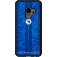 Coque Samsung Galaxy S9 - Silicone rigide noir Maillot de football Bosnie-Herzégovine 2026 personnalisable