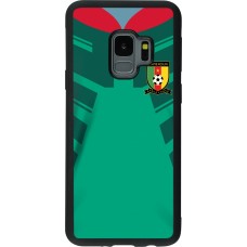 Samsung Galaxy S9 Case Hülle - Silikon schwarz Kamerun 2022 personalisierbares Fussballtrikot