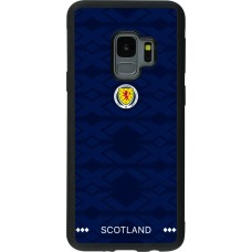 Coque Samsung Galaxy S9 - Silicone rigide noir Maillot de football Ecosse 2026 personnalisable