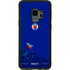 Samsung Galaxy S9 Case Hülle - Silikon schwarz Haiti 2026 personalisierbares Fussballtrikot