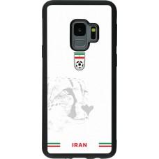 Samsung Galaxy S9 Case Hülle - Silikon schwarz Iran 2026 personalisierbares Fussballtrikot