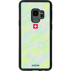 Coque Samsung Galaxy S9 - Silicone rigide noir Maillot de football Suisse Away 2026 personnalisable
