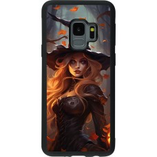 Samsung Galaxy S9 Case Hülle - Silikon schwarz Halloween 2024 sexy witch