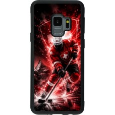 Coque Samsung Galaxy S9 - Silicone rigide noir Hockey World Championship Player
