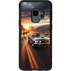 Coque Samsung Galaxy S9 - Silicone rigide noir Mustang 69 Grand Canyon