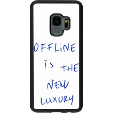 Samsung Galaxy S9 Case Hülle - Silikon schwarz Offline is the new luxury