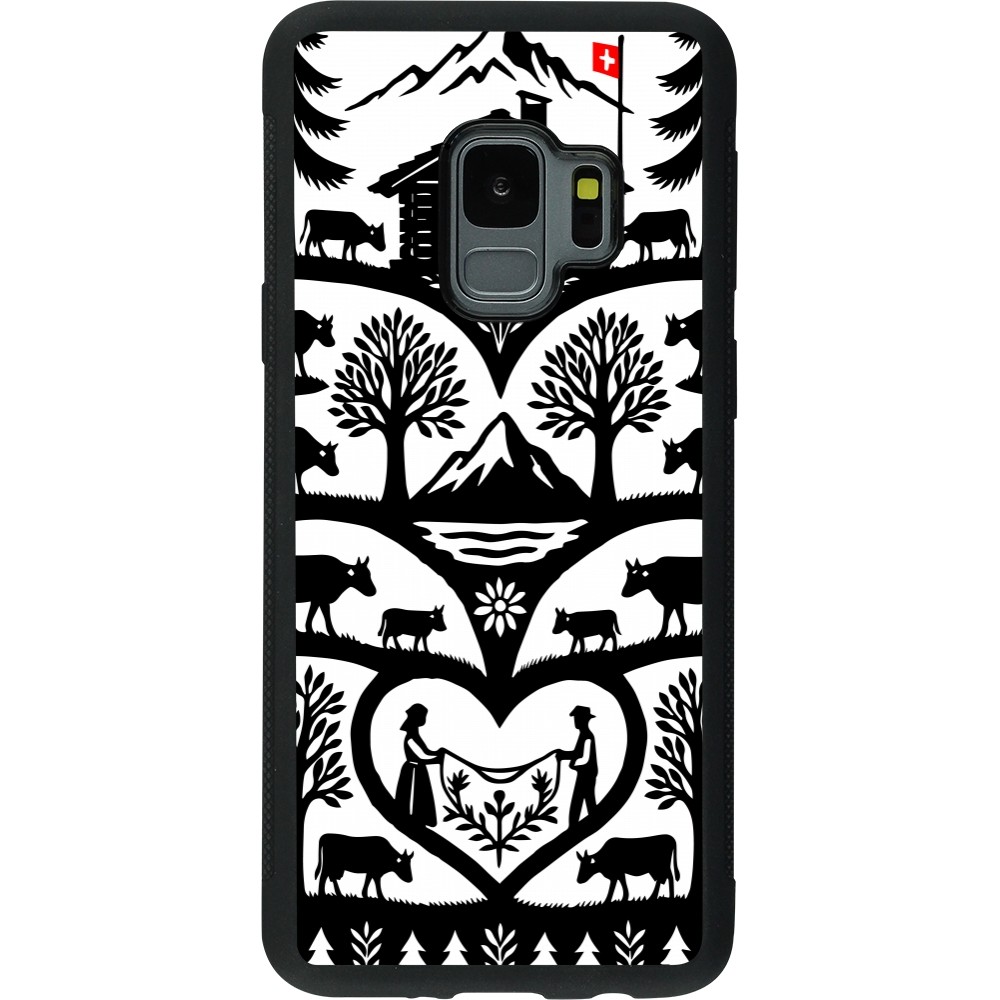 Samsung Galaxy S9 Case Hülle - Silikon schwarz Poya Schweiz 2