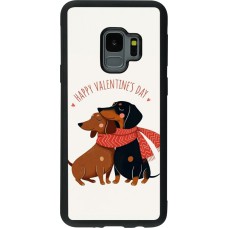 Coque Samsung Galaxy S9 - Silicone rigide noir Saint Valentines Day 26 Happy Valentine