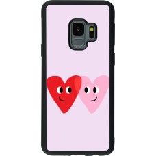 Coque Samsung Galaxy S9 - Silicone rigide noir Saint Valentines Day 26 Heart