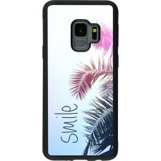 Coque Samsung Galaxy S9 - Silicone rigide noir Smile 05