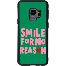 Samsung Galaxy S9 Case Hülle - Silikon schwarz Smile for no reason 2026