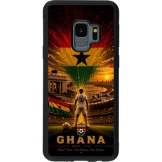 Samsung Galaxy S9 Case Hülle - Silikon schwarz Fussball Ghana splash 2026