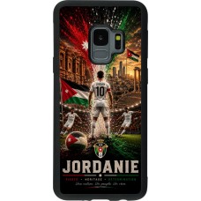 Coque Samsung Galaxy S9 - Silicone rigide noir Football Jordanie splash 2026
