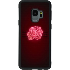 Samsung Galaxy S9 Case Hülle - Silikon schwarz Spring 23 neon rose