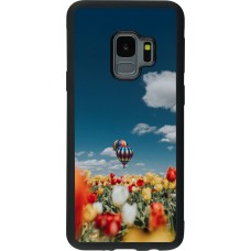 Coque Samsung Galaxy S9 - Silicone rigide noir Hot air balloon 2026