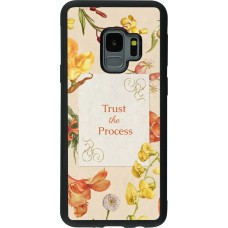 Coque Samsung Galaxy S9 - Silicone rigide noir Trust the process 2026