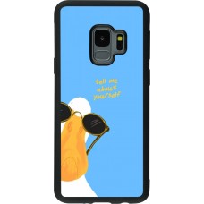 Samsung Galaxy S9 Case Hülle - Silikon schwarz Tell me about yourself Summer 2026