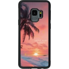 Samsung Galaxy S9 Case Hülle - Silikon schwarz Watch more sunsets Summer 2026