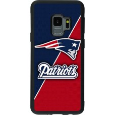 Coque Samsung Galaxy S9 - Silicone rigide noir Super Bowl 26 Patriots 1