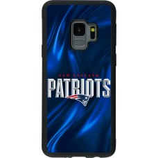 Samsung Galaxy S9 Case Hülle - Silikon schwarz Super Bowl 26 Patriots 2