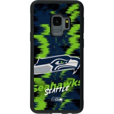 Coque Samsung Galaxy S9 - Silicone rigide noir Super Bowl 26 Seattle 2