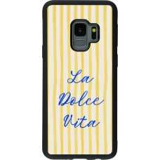 Coque Samsung Galaxy S9 - Silicone rigide noir The good life 2026