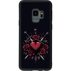 Samsung Galaxy S9 Case Hülle - Silikon schwarz Valentine 2024 gothic love
