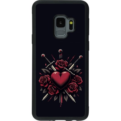 Samsung Galaxy S9 Case Hülle - Silikon schwarz Valentine 2024 gothic love