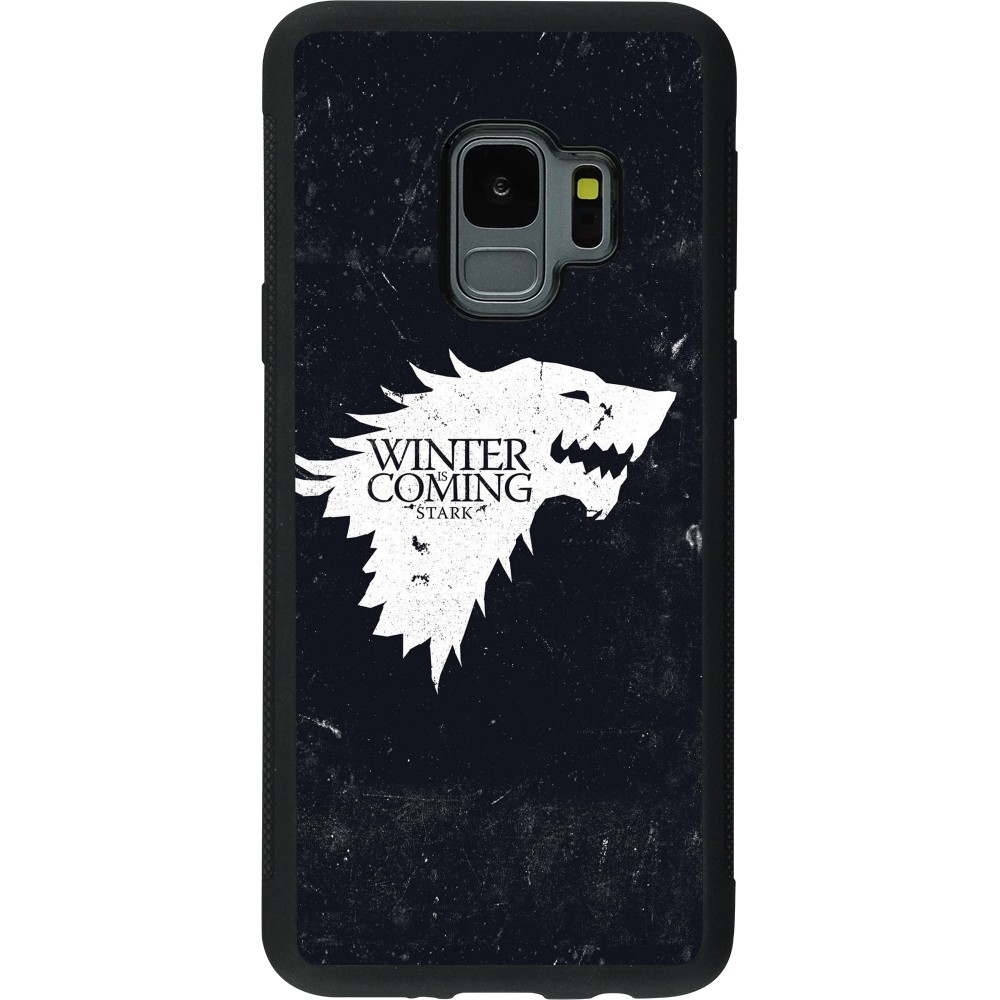 Samsung Galaxy S9 Case Hülle - Silikon schwarz Winter is coming Stark