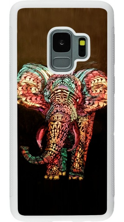 Hülle Samsung Galaxy S9 - Silikon weiss Elephant 02
