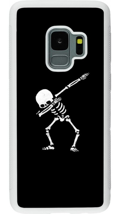 Coque Samsung Galaxy S9 - Silicone rigide blanc Halloween 19 09