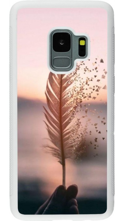 Coque Samsung Galaxy S9 - Silicone rigide blanc Hello September 11 19