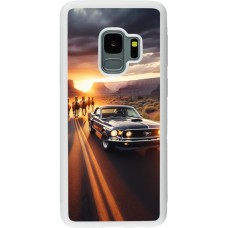 Samsung Galaxy S9 Case Hülle - Silikon weiss Mustang 69 Grand Canyon