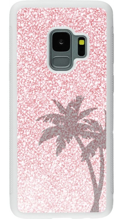 Coque Samsung Galaxy S9 - Silicone rigide blanc Summer 2021 01