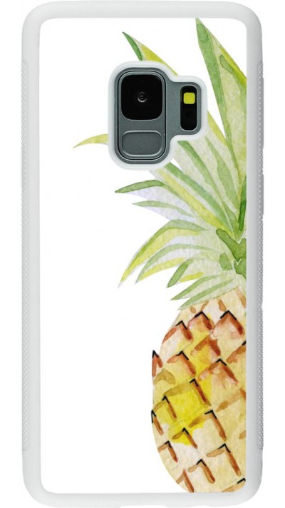 Coque Samsung Galaxy S9 - Silicone rigide blanc Summer 2021 06