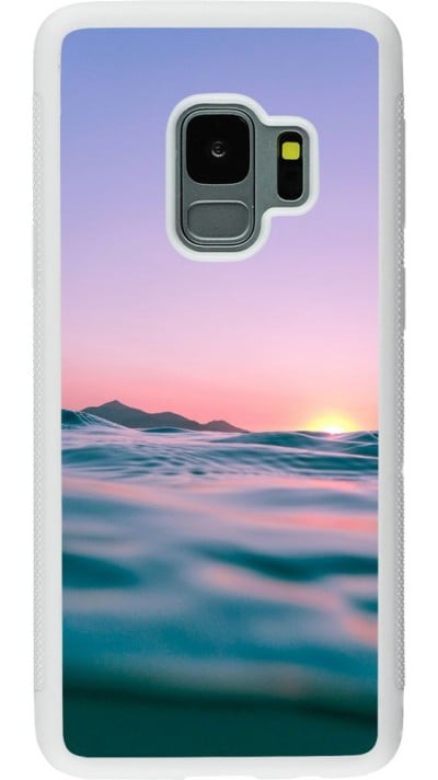Coque Samsung Galaxy S9 - Silicone rigide blanc Summer 2021 12