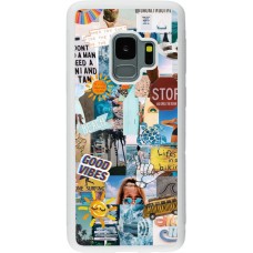 Coque Samsung Galaxy S9 - Silicone rigide blanc Summer 2021 15