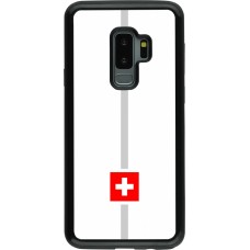 Coque Samsung Galaxy S9+ - Hybrid Armor noir Canton CH blanc