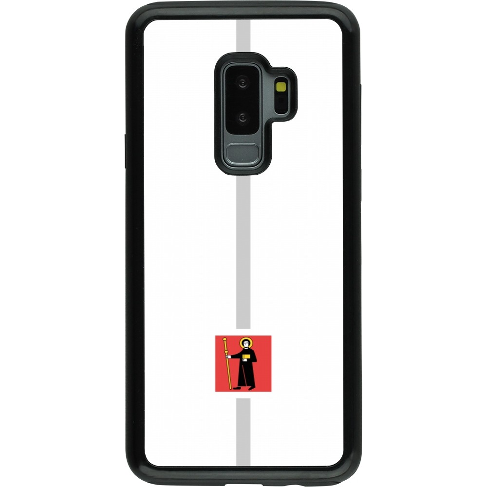 Coque Samsung Galaxy S9+ - Hybrid Armor noir Canton GL blanc