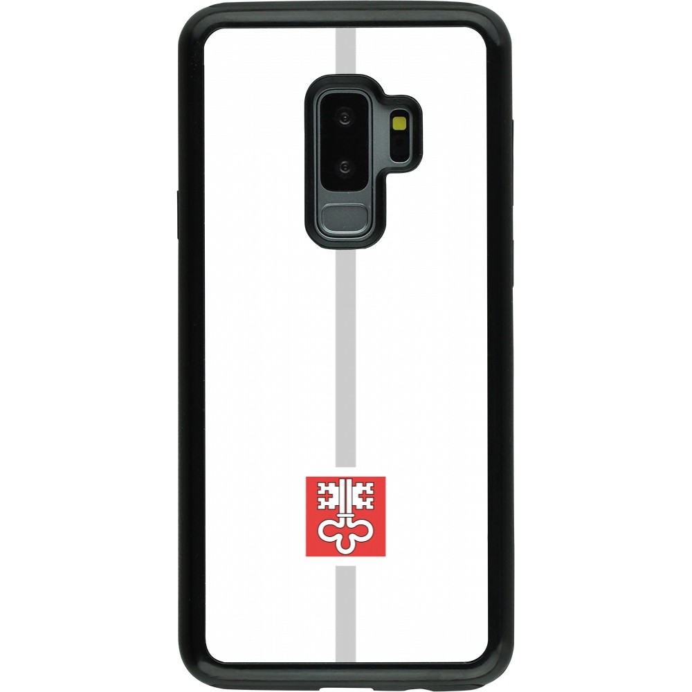 Coque Samsung Galaxy S9+ - Hybrid Armor noir Canton NW blanc