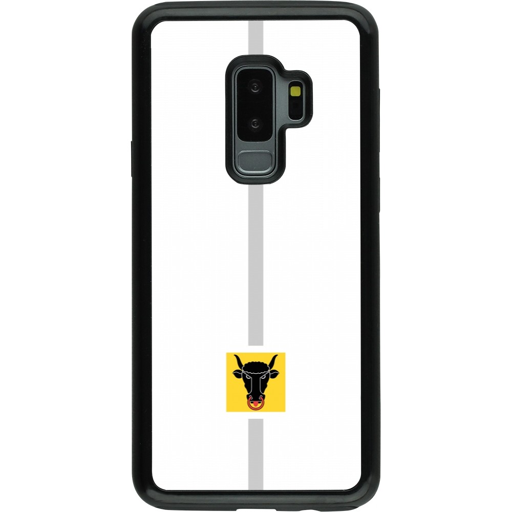 Coque Samsung Galaxy S9+ - Hybrid Armor noir Canton UR blanc