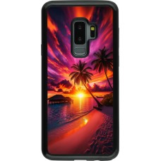 Coque Samsung Galaxy S9+ - Hybrid Armor noir Maldives Dusk Bliss